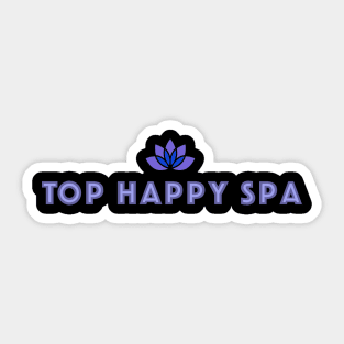 Top Happy Spa Sticker